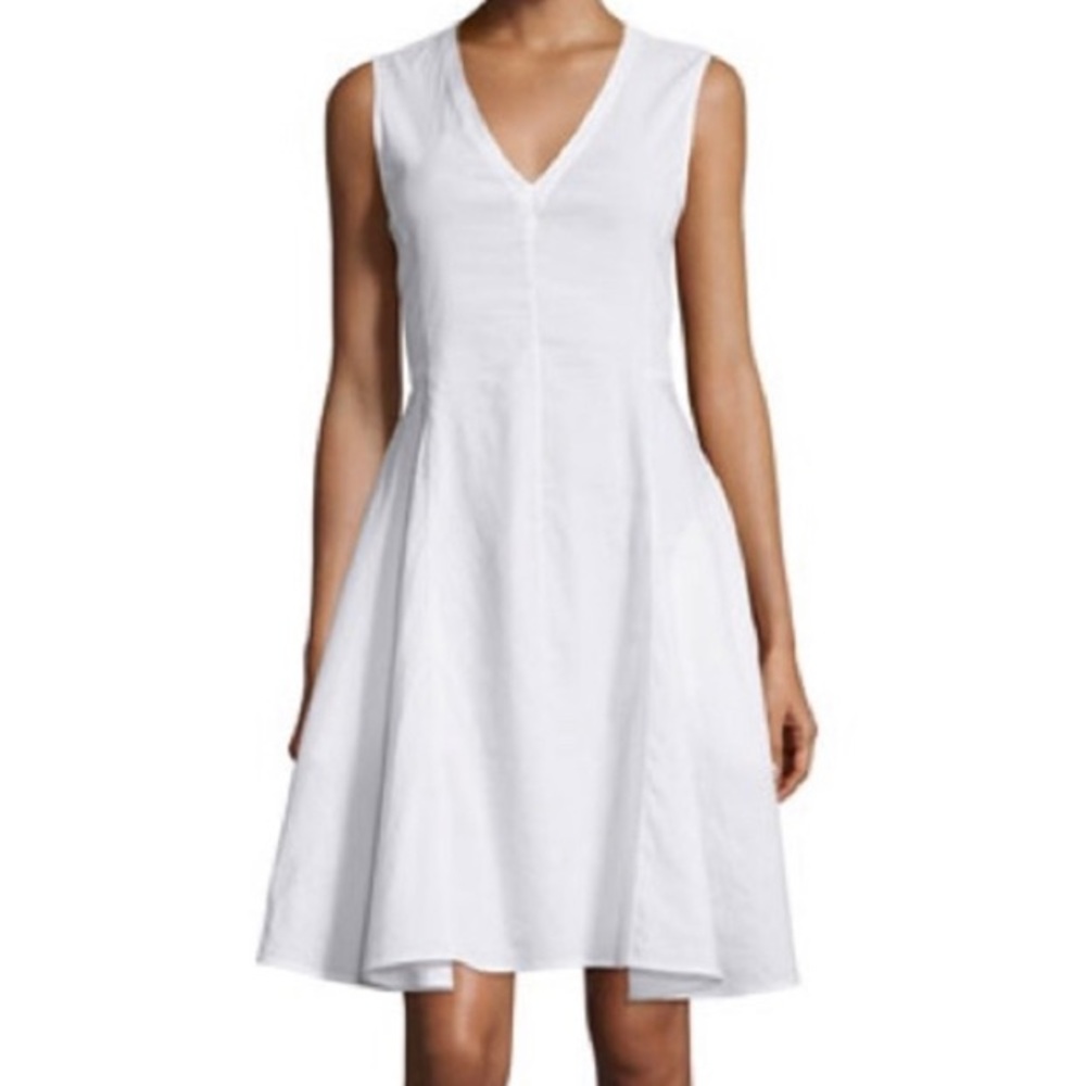 THEORY Linen Kalsington Crunch Dress